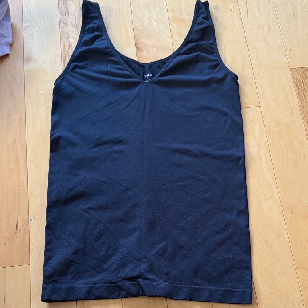 J.Crew factory, reversible, black tank top size medium